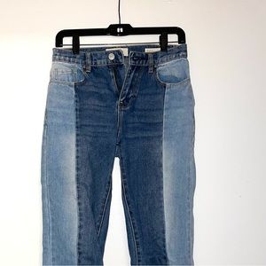 Two-tone jeans
